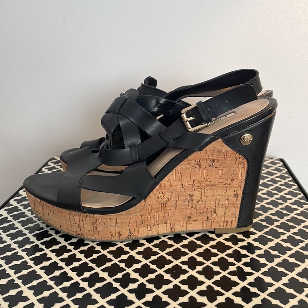 Guess wedge sandals gently used condition - Picture 5 of 13